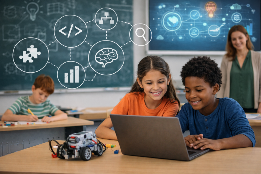 La escuela que viene: lo que la tecnología sí cambiará (y lo que no) ninos compu