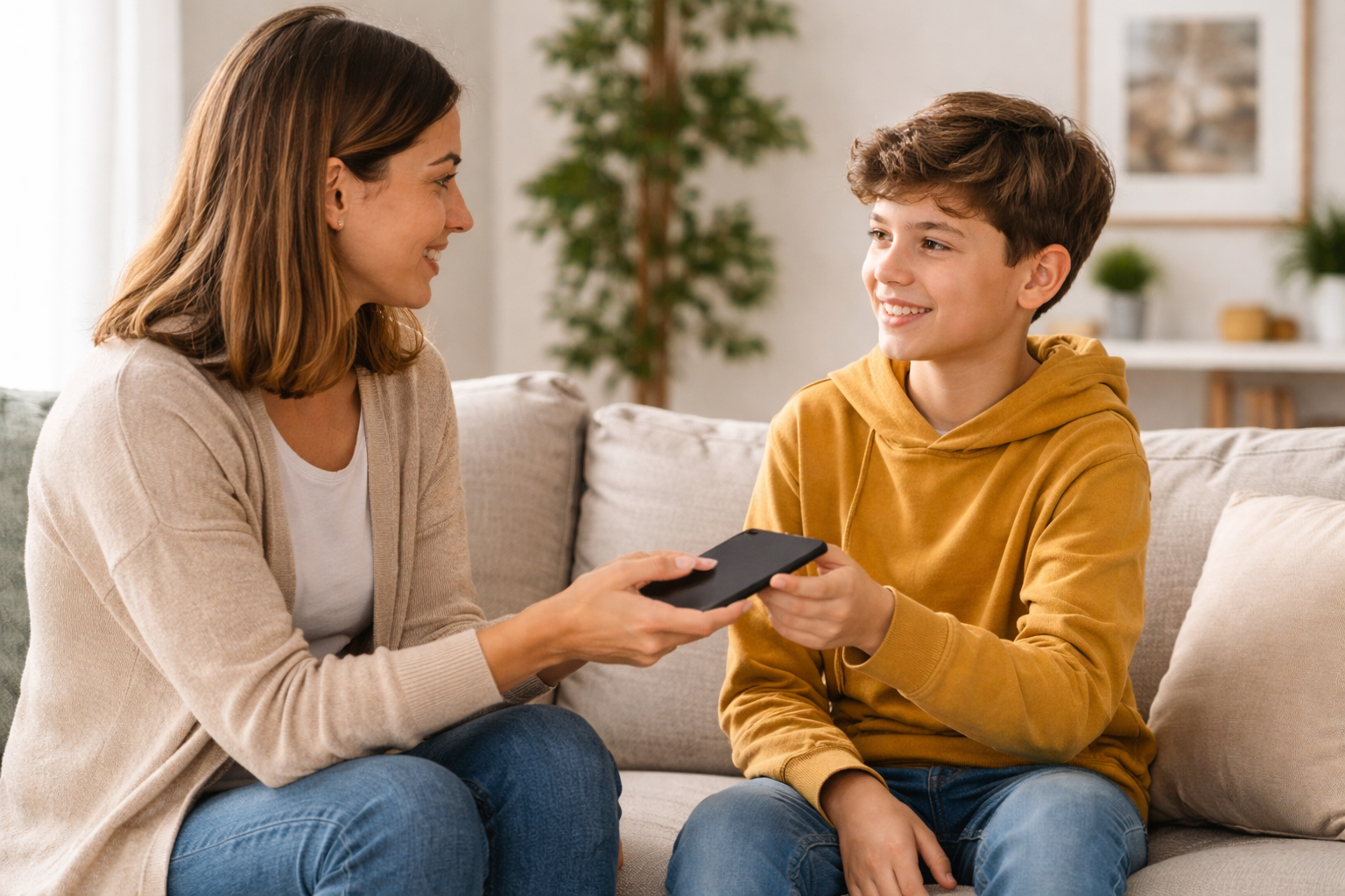 ¿Cuál es la edad ideal para comprar el primer celular a un hijo?