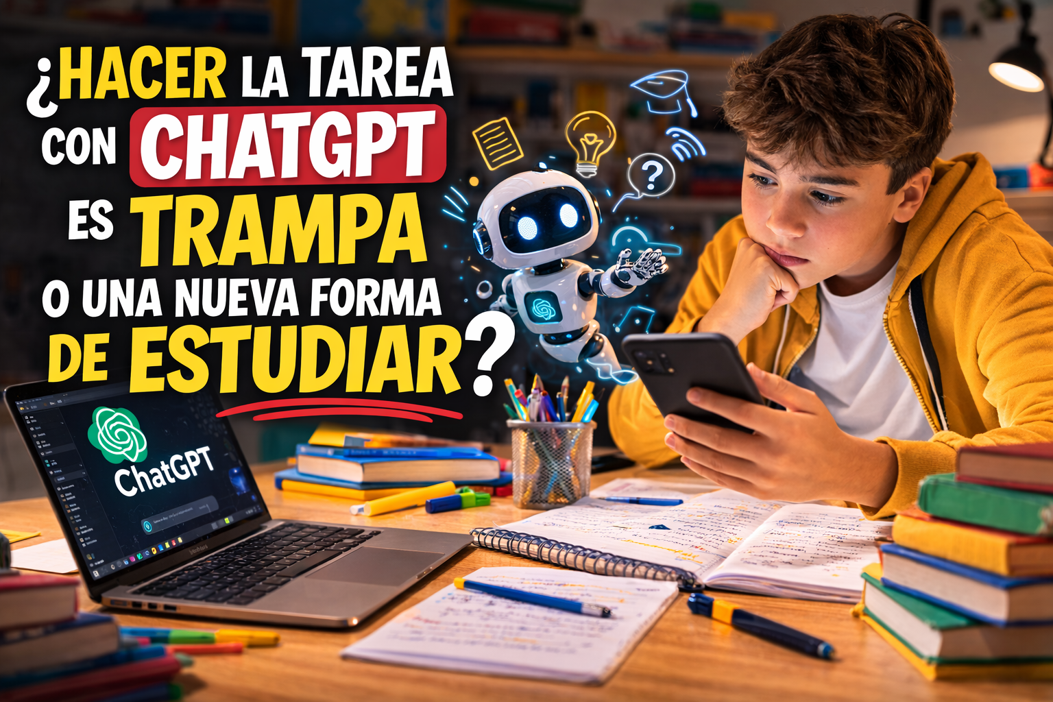 ¿Hacer la tarea con ChatGPT es trampa o una nueva forma de estudiar?