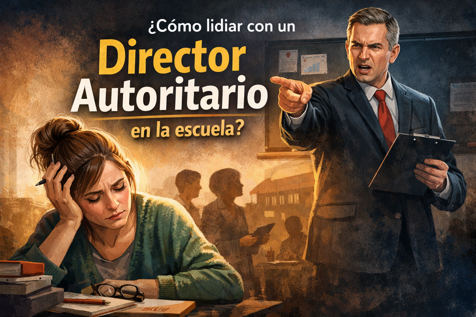 ¿Cómo lidiar con un director autoritario en la escuela?